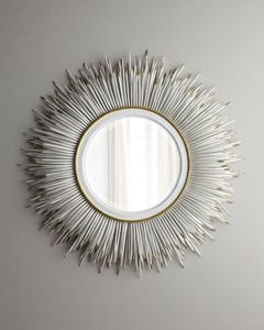 Contemporary Brass Decorative <b>Mirror</b> Irregular Shape Handmade Wall Art - Product Image 4