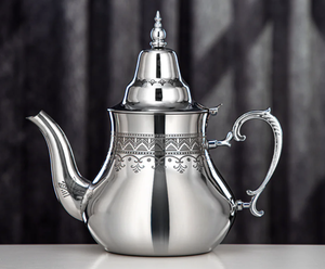 Bouilloire à thé en acier inoxydable de qualité 304, style Moyen-Orient, pour la maison, l'hôtel, le restaurant, le bureau, cafetière - Product Image 3