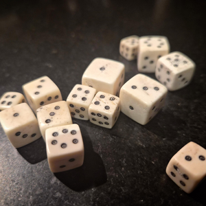 Custom Logo Eco-Friendly Modern Waterproof Square <b>Buffalo</b> <b>Horn</b> and Bone Dice Handmade Premium Tabletop Gaming Accessories - Product Image 5