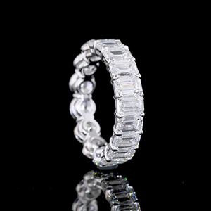Lab Grown Multi Shape Diamond Round <b>Emerald</b> Cut 10K 14K 18K Gold 925 935 <b>Silver</b> Custom Wedding <b>Ring</b> Fine Jewelry - Product Image 3