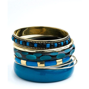 High quality <b>Resin</b> bangles set <b>resin</b> metal bangles set for women Fashion - Product Image 5