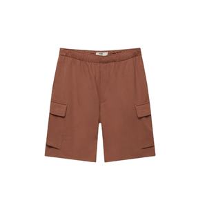 Pantalones Cortos Cargo de Estilo Urbano para Hombre, Diseño Personalizado, Sólidos, Utilitarios, Talla Grande, Transpirables, Ligeros, con Bolsillos Laterales - Product Image 1
