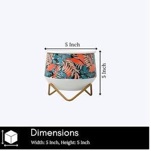 Maceta de Hierro Rústica para Decoración de Sala de Estar - Product Image 2