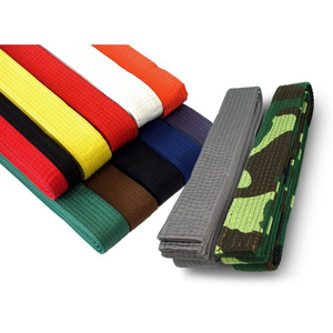 Cinturón de Campeonato de Karate con Bordado Personalizado Disponible, Cinturón de Karate para Niños, Cinturón de Entrenamiento de Artes Marciales de Algodón de Colores, Cinturón de Karate - Product Image 3