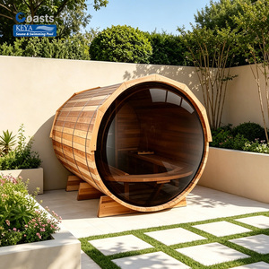 Sauna extérieur haut de gamme en cèdre rouge, certifié ETL, avec WiFi intelligent, modèle Holland Luxury <span class=keywords><strong>Resort</strong></span> - Product Image 1