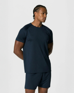 T-shirt pour homme 100% coton, col rond, manches courtes, coupe classique, design uni, style streetwear, anti-boulochage, respirant - Product Image 1