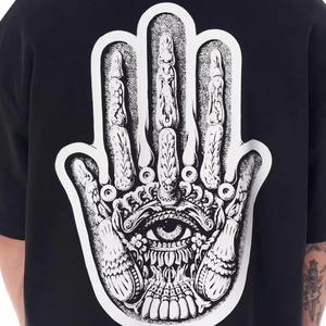 Camisetas Streetwear con Hombros Caídos, Personalizadas, Oversize, Holgadas, 100% Algodón, para Hombre, de Poliéster, Blancas - Product Image 5