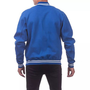 New Wholesale Varsity <b>Jackets</b> For <b>Men</b> and Comfortable Winter Wear Baseball Style With Knitted And Ribbed Varisty <b>Jacket</b> - Product Image 2