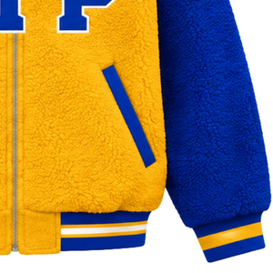 Sigma Gamma Rho Custom Reversible Women Sherpa Bomber <b>Coat</b> Plush Fleece Warm Double Sided Greek Sorority Jacket Winter Casual - Product Image 6