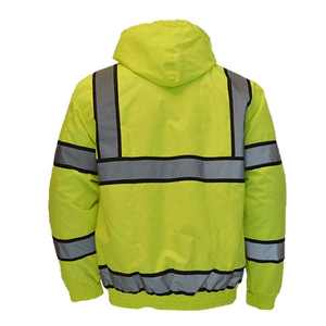 Chaqueta Unisex Reflectante de Alta Visibilidad, Certificada por ANSI, Impermeable, Transpirable, para Trabajo en Exteriores - Product Image 5