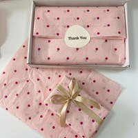 Papier cadeau écologique personnalisé avec logo imprimé, papier de soie imprimé pour l'emballage des vêtements