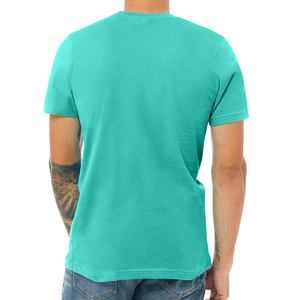 Camiseta Nueva de Manga Corta para Hombre, Corte Alto, Hombros Caídos, 100% Algodón Jersey - Product Image 3