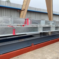 Structure en acier préfabriquée en forme de H QCF110 pour entrepôt, conception de plan personnalisé, fabrication en Chine