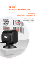 Artículo en Oferta, Lector de Códigos de Barras con Cable USB RS232 XB-PS80H 1D 2D Datamatrix, Escáner de Precios para Supermercados, Escáner de Códigos de Barras de Escritorio