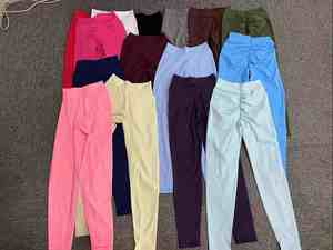 กางเกงเลกกิ้งโยคะเอวสูงแบบใหม่ ผ้าเนื้อแน่น ยืดหยุ่นสูง ทรงวีรูปตัววี ช่วยยกกระชับสะโพก เหมาะสำหรับออกกำลังกาย ฟิตเนส เล่นกีฬา สำหรับผู้หญิงและผู้ชาย - Product Image 6