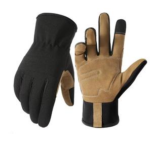 Gants de travail anti-vibration, anti-coupure, en cuir de qualité supérieure, robustes, pour mécaniciens, anti-choc, résistants aux chocs - Product Image 1