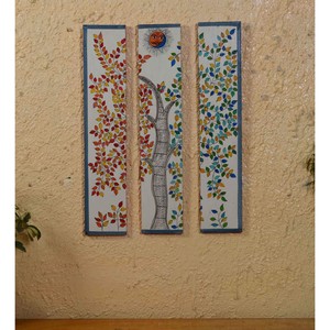 Estante de Pared de Madera MDF Pintado a Mano Estilo Jodhpur Turquesa Venta al por Mayor India - Product Image 4
