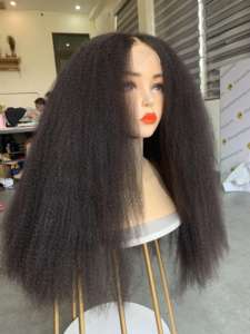 Extensiones de cabello liso Yaki vietnamita, extremos súper dobles dibujados, color natural, proveedor directo de fábrica - Product Image 2