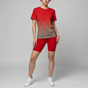 Conjunto de Dos Piezas de Verano para Mujer, Ropa Casual al por Mayor, Conjuntos de 2 Piezas con Diseño Tie Dye Personalizado, Trajes Deportivos para Mujer - Product Image 4