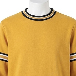 Sigma Women's Crew Neck Fleece Sweatshirt Solid Yellow 100% Cotton Breathable Anti-shrink Regular Fit Winter/Spring/Summer Wear - Product Image 2