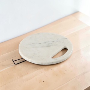 Planche à découper de cuisine en marbre de qualité supérieure Unicorn Handicrafts, planche à découper en pierre naturelle de luxe, planche de préparation alimentaire artisanale - Product Image 2