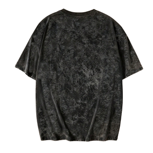 Vintage Washed Black Regular Fit Graphic T-<b>Shirt</b> Teddy Bear Print Summer Breathable Streetwear Casual Short Sleeve Crew Neck - Product Image 2