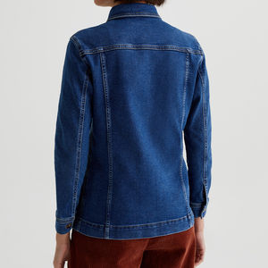 Veste en jean pour femme, coupe ample et légère, respirante, collection automne-hiver, en promotion - Product Image 2