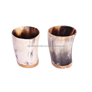 Corne artisanale de style nautique verre de tri poli conception animale décoration de verre à bière quantité en vrac - Product Image 4