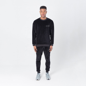 Wholesale Custom Mens Heavyweight Solid Zipper Kangaroo Pockets Gym Jogger Windbreaker <b>Set</b> Pakistan Eco-friendly Two Piece - Product Image 2