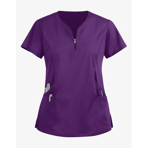 Best Selling Spandex Breathable Medical <b>Scrubs</b> <b>Set</b> Uniform for Women Latest Design Breathable Women's Stylish <b>Scrubs</b> Suits - Product Image 2
