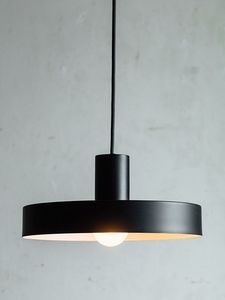 Suspension LED E27 en laiton noir, réglable en hauteur, design moderne et luxueux, CRI80, lumière blanc chaud doux 2700K, abat-jour cloche anti-éblouissement - Product Image 3