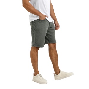 Pantalones cortos de lona de algodón de verano para hombre de talla grande de calidad de lujo, tejido informal, cintura media, estiramiento, ajuste clásico, patrón caliente, Chino - Product Image 2