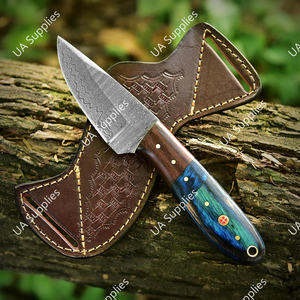 Cuchillo EDC Profesional de Acero de Damasco de Alta Calidad, Afilado como una Navaja, Personalizable, Venta al Por Mayor Directa de Fábrica, con Soporte OEM/ODM, Color Azul - Product Image 5