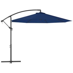 Sombrilla de terraza azul marino con base, sombrilla para patio exterior y bases - Product Image 5