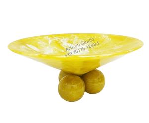 Nouveau modèle bols de service à salade en résine époxy personnalisables pour la maison, le jardin et la cuisine. - Product Image 1