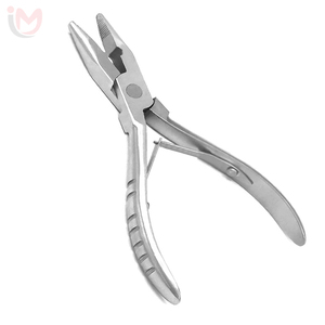 Professional <b>Hair</b> Extension Plier <b>Tool</b> for Micro Rings Links Beads I Tip Installation <b>Removal</b> Stainless Steel Salon Equipment - Product Image 3