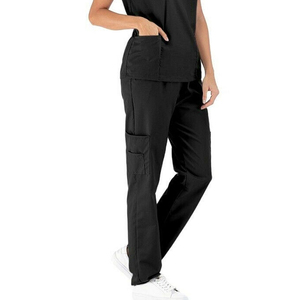 Nouveaux ensembles de blouses médicales unisexes élégants en tissu tricoté coton-polyester, séchage rapide, respirants, confortables, personnalisables, OEM, pour hôpitaux - Product Image 5