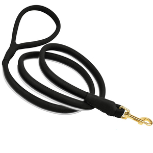 Hot Sale Luxury Custom Made Low MOQ Heavy Duty Leather Dog Leash Customized Color And Logo Leather Dog Leash - Product Image 1
