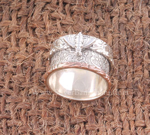 Anillo de Abeja de Plata de Ley 925, Anillo de Abeja para Mujer, Joyería Minimalista y Delicada, Apilable, Venta al por Mayor - Product Image 5