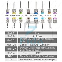 Kit de Llaves de Trinquete de Torque Manual Fida para Odontología, Kit Quirúrgico Protésico Universal, Reutilizable y Profesional