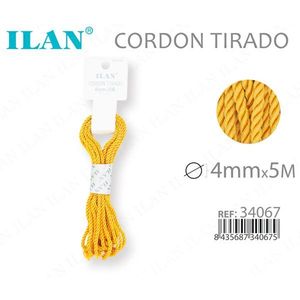 Cordoncino Intrecciato Dorato Ilan 4mmx5M per Lavori Artigianali - Product Image 1
