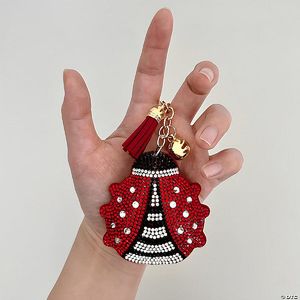 Llavero de cristal hecho a mano, adorno colgante para árbol de Navidad, color personalizado, llavero de cuentas de cristal hecho a mano, recuerdo de fiesta, ecológico - Product Image 1