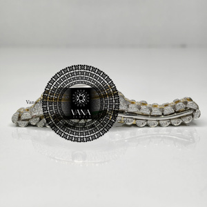 Vana Jewels Luxury Iced Out Moissanite <b>Watch</b> for <b>Men</b> Automatic Mechanical Movement Custom Stainless Steel Diamond <b>Wrist</b> <b>watch</b> - Product Image 4