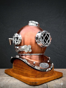 Casco de Buceo Estilo Vintage, Decoración Náutica Marítima, Réplica de Casco de Buzo de Aguas Profundas, Coleccionable Marino Antiguo para Exhibición en el Hogar - Product Image 5