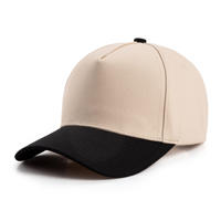 Gorra de Béisbol Personalizada al por Mayor, Bordada, de 5 Paneles, Bicolor, de Algodón de Lujo, con Clip Metálico, OEM, para Eventos Empresariales, Deportiva, Unisex, Ajustable