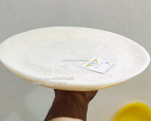 Vajilla de resina de remolino amarillo Esmeralda moderna, bandeja de servicio de epoxi de tamaño personalizado, mango de madera para fiesta, servicio de comida de Navidad - Product Image 6