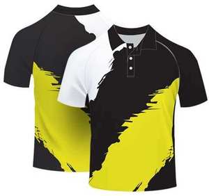 Camiseta Polo de Golf Lisa para Hombre, de Alta Calidad, Deportiva, 100% Poliéster, con Impresión Sublimada Personalizada, Servicio OEM - Product Image 1