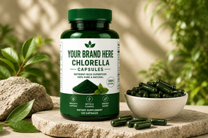 Cápsulas de Chlorella de su Marca, 120 Unidades, Suplemento Dietético Natural Puro, Apoyo Inmunológico, Desintoxicación, Salud Digestiva - Product Image 3