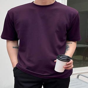 Venta al por mayor 100% algodón hombres camiseta de peso pesado de gran tamaño de manga corta de secado rápido serigrafía diseño personalizable - Product Image 1