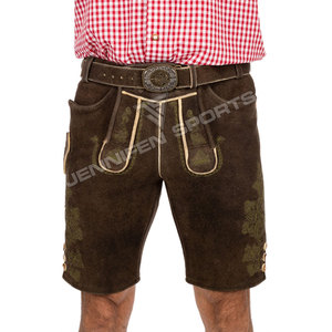 Pantalones Cortos Tradicionales Bávaros para Hombre, de Cuero Vacuno Genuino, Ajuste Regular, Color Personalizado, Alta Calidad, Estilo Onstyle - Product Image 2